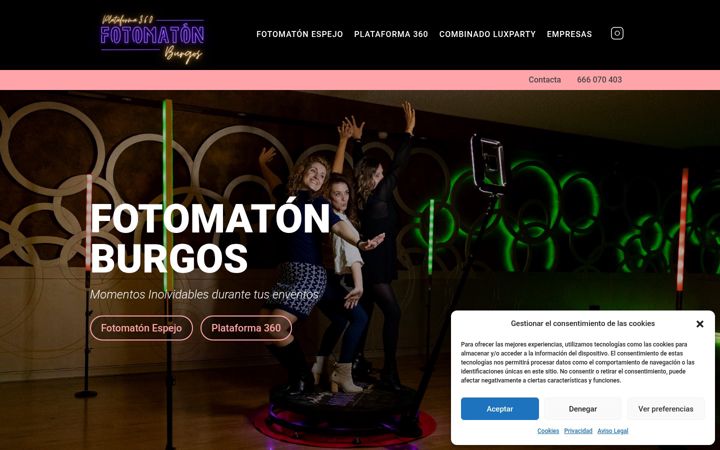 Screenshot of fotomatonburgos.com
