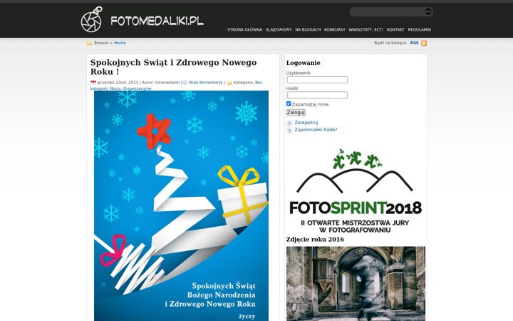 Screenshot of fotomedaliki.pl