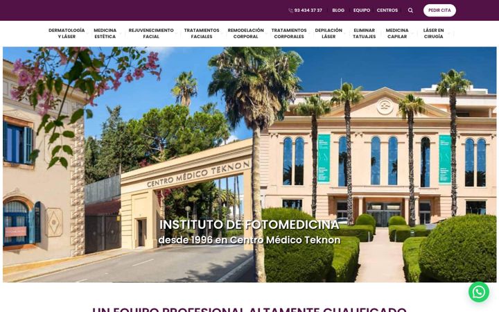 Screenshot of fotomedicina.com