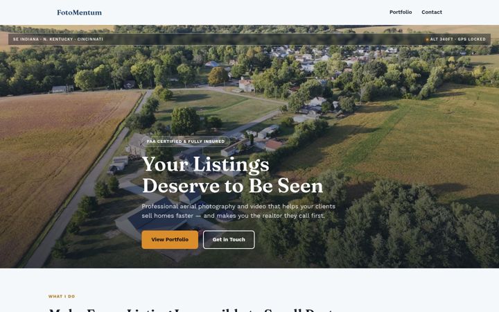 Screenshot of fotomentum.com