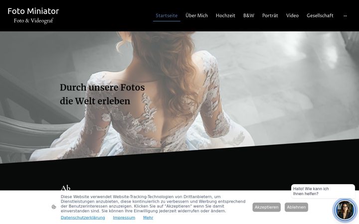 Screenshot of fotominiator.de