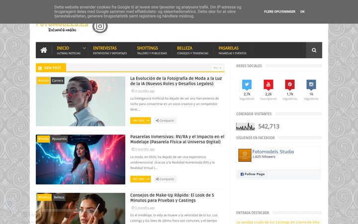 Screenshot of fotomodels.es
