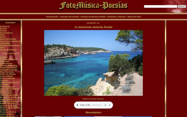 Screenshot of fotomusica.net