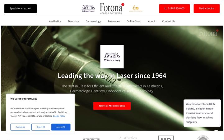 Screenshot of fotonauk.co.uk