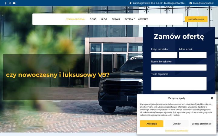 Screenshot of fotonauto.pl