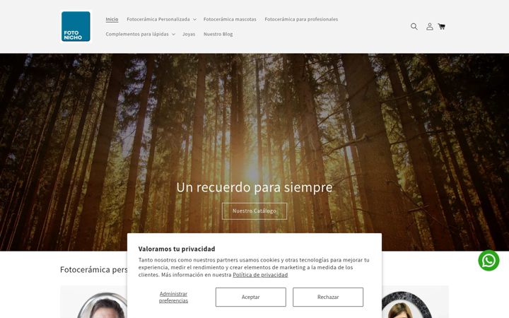 Screenshot of fotonicho.es