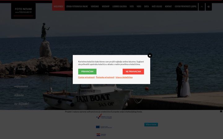 Screenshot of fotonovak.hr