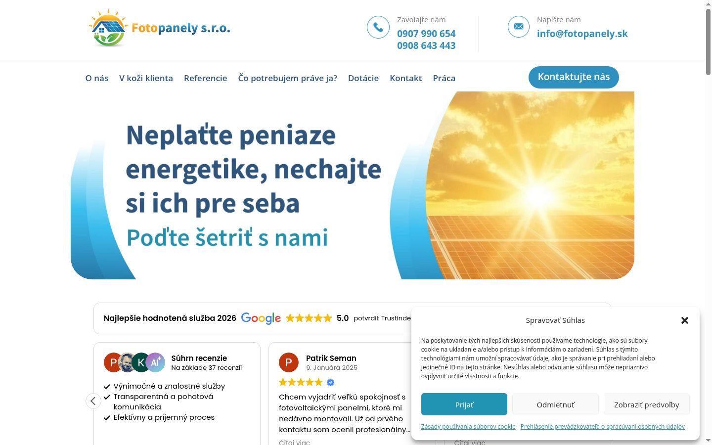 Screenshot tal-banner tal-kunsens muri qabel kwalunkwe interazzjoni