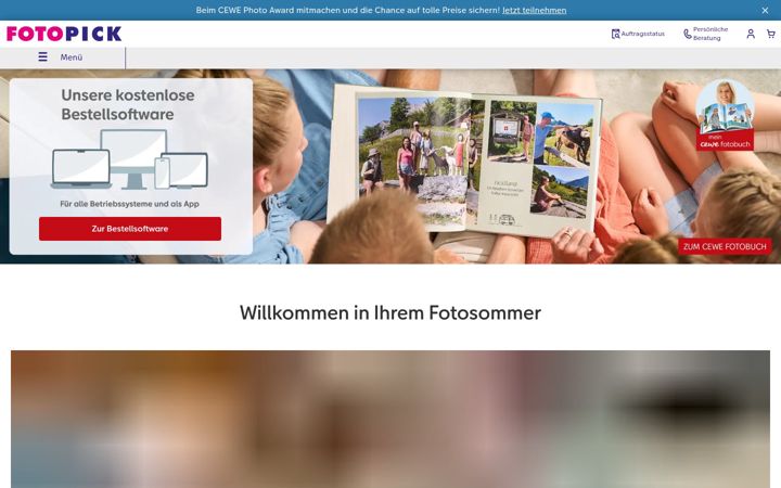 Screenshot of fotopick.ch