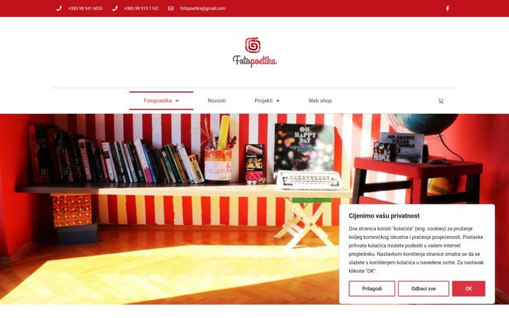 Screenshot of fotopoetika.com