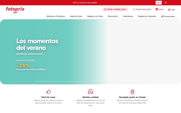 Screenshot of fotoprix.com