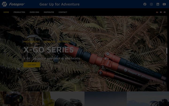 Screenshot of fotopro.eu