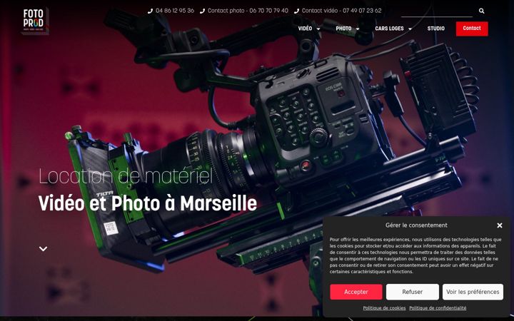 Screenshot of fotoprod.com