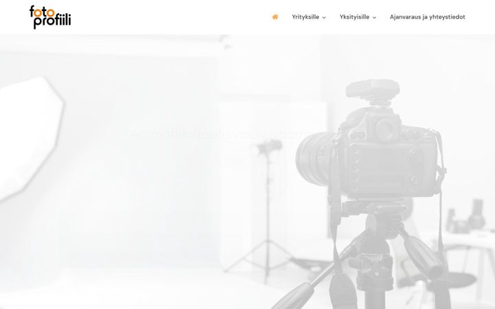 Screenshot of fotoprofiili.fi