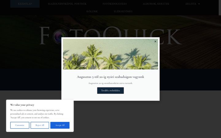 Screenshot of fotoquick.hu