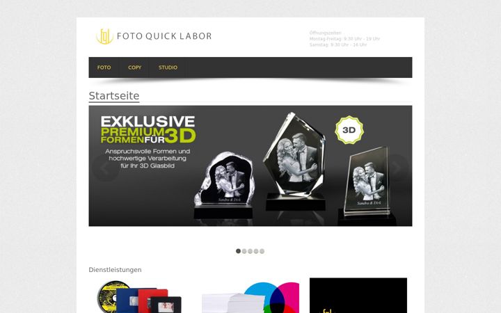 Screenshot of fotoquicklabor.de