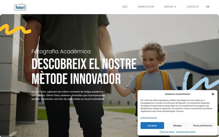 Screenshot of fotori.es