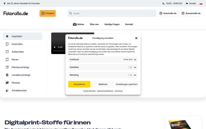 Screenshot of fotorollo.de