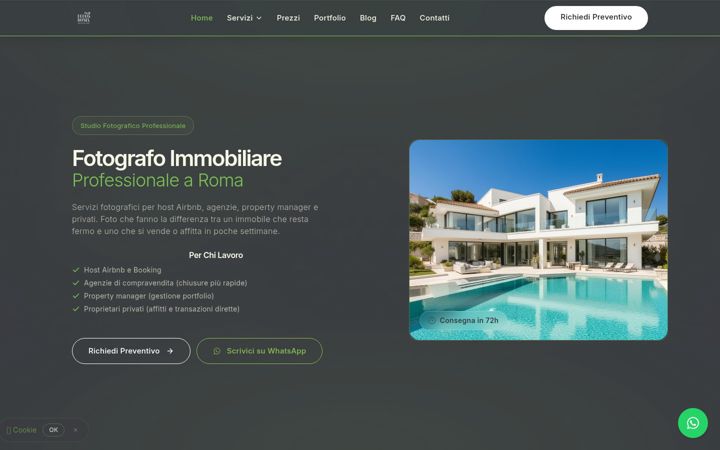 Screenshot of fotoromaimmobiliare.it