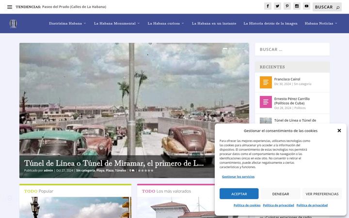 Screenshot of fotosdlahabana.com