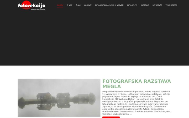 Captura de ecrã de fotosekcija.si