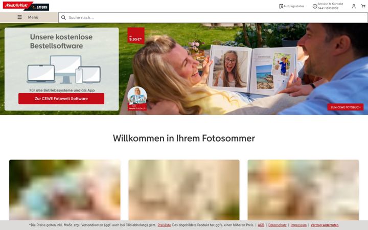 Screenshot of fotoservice-mms.de