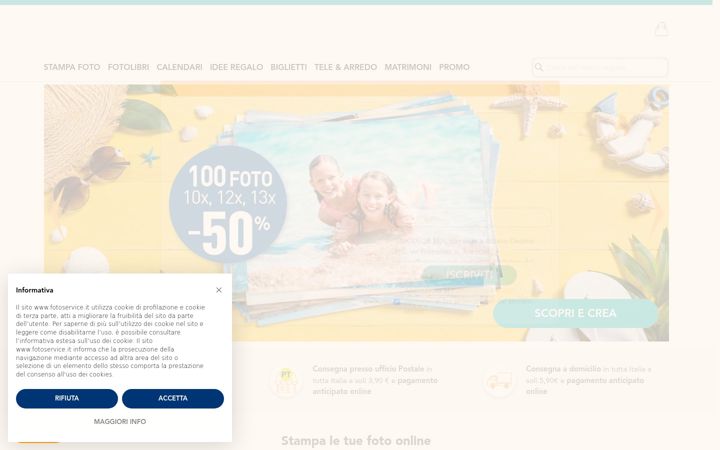 Screenshot of fotoservice.it