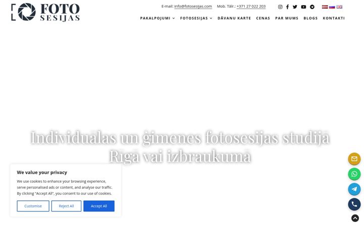 Screenshot of fotosesijas.com