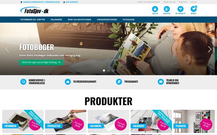 Screenshot of fotosjov.dk