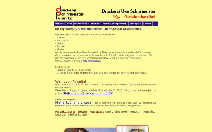 Screenshot of fotosouvenirs.de