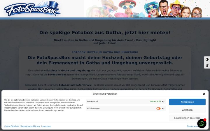 Екранна снимка на fotospassbox.de