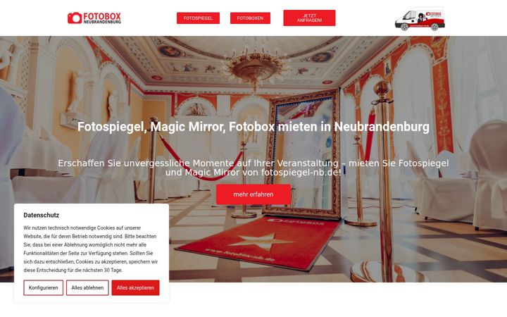Screenshot of fotospiegel-nb.de