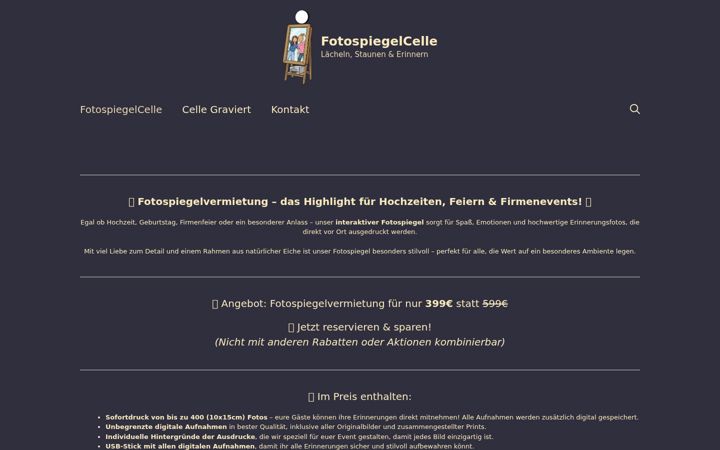 Screenshot of fotospiegelcelle.de