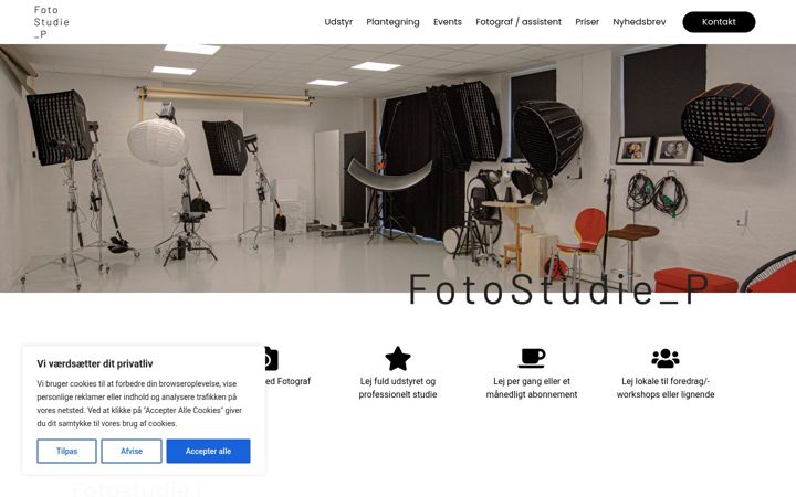 Screenshot of fotostudiep.dk