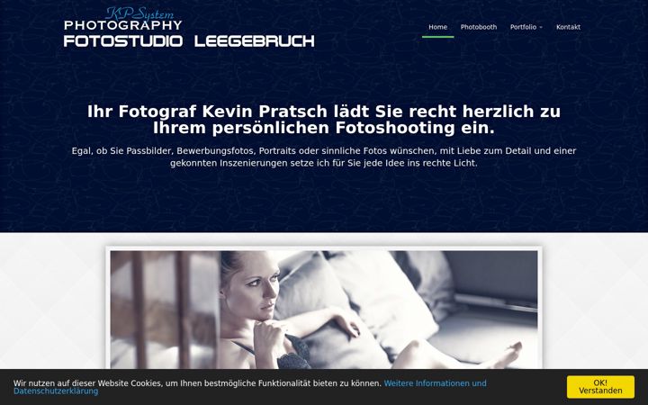 Snimka zaslona za fotostudio-leegebruch.de