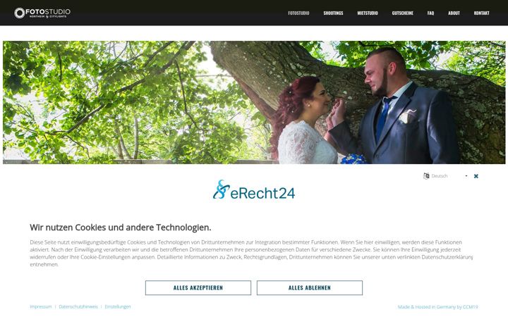 Snimka zaslona za fotostudio-northeim.de