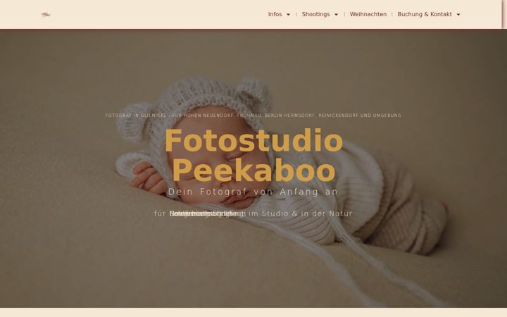 Captura de pantalla de fotostudio-peekaboo.de