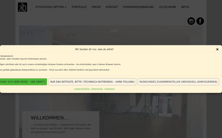Screenshot of fotostudio-witten.de