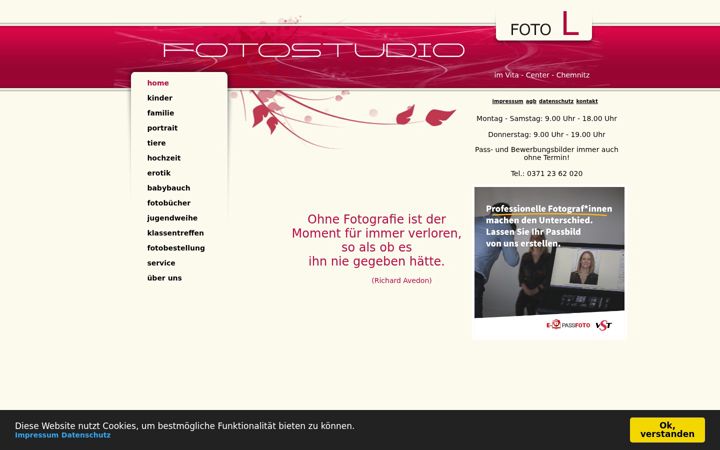 Captura de pantalla de fotostudiol-chemnitz.de