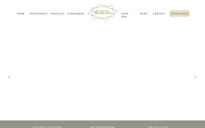 Screenshot of fotostudiomemento.nl