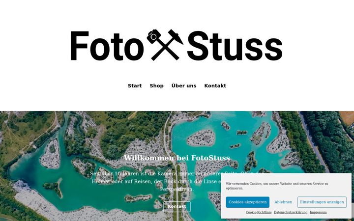 Screenshot of fotostuss.de