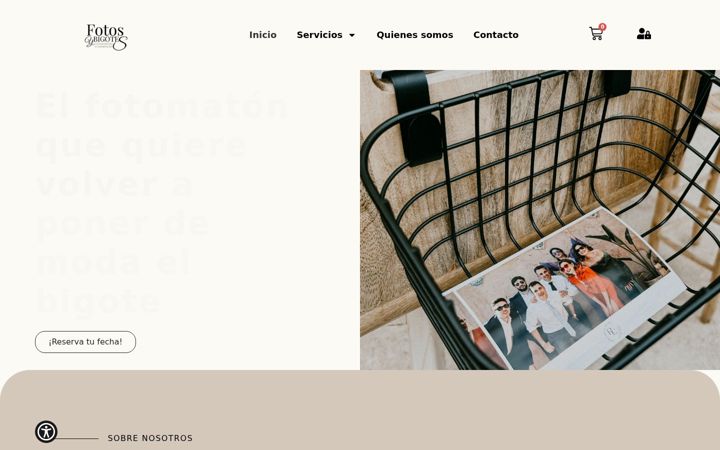Screenshot of fotosybigotes.com