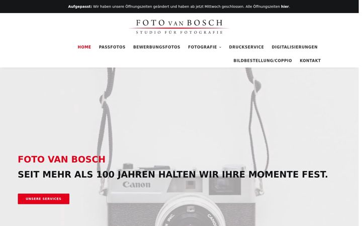 Screenshot of fotovanbosch.de