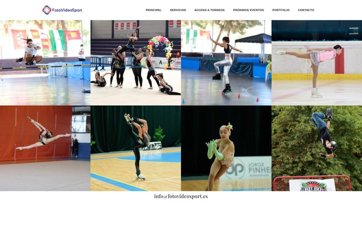 Skärmbild av fotovideosport.es