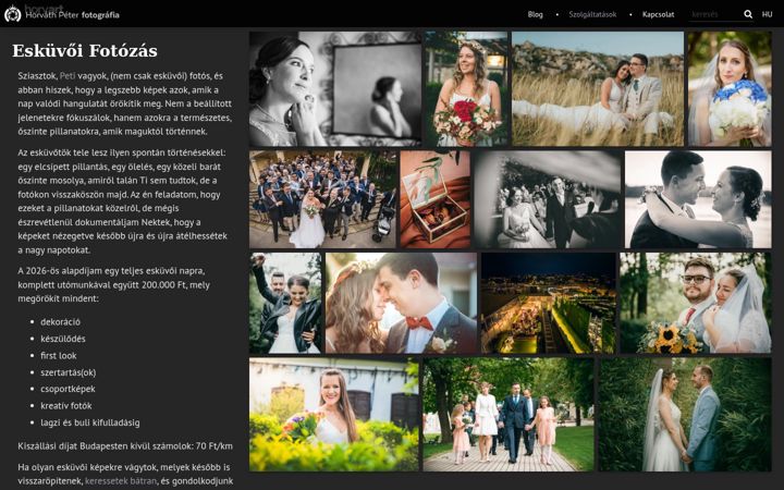 Screenshot of fotovig.hu