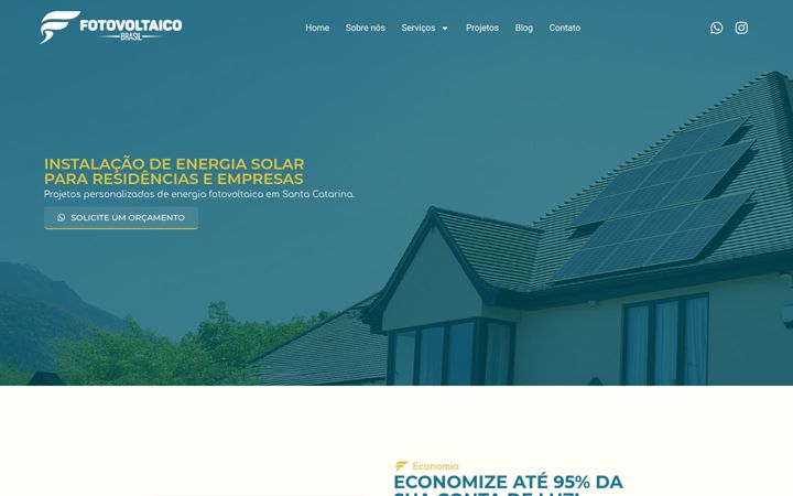 Skärmbild av fotovoltaicobrasil.eco.br
