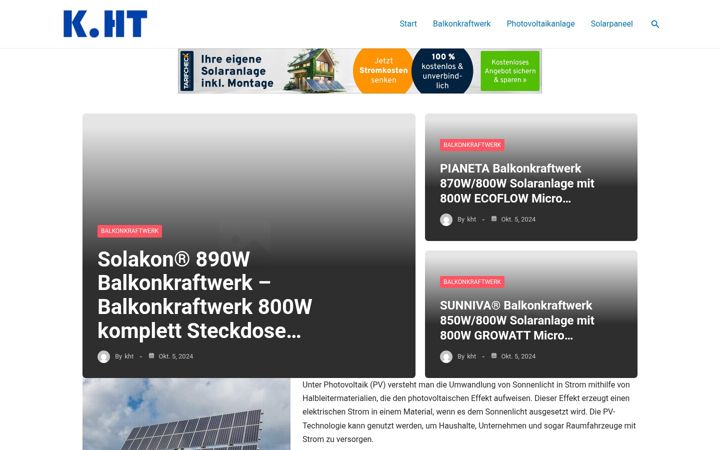 Screenshot of fotovoltaisch.de
