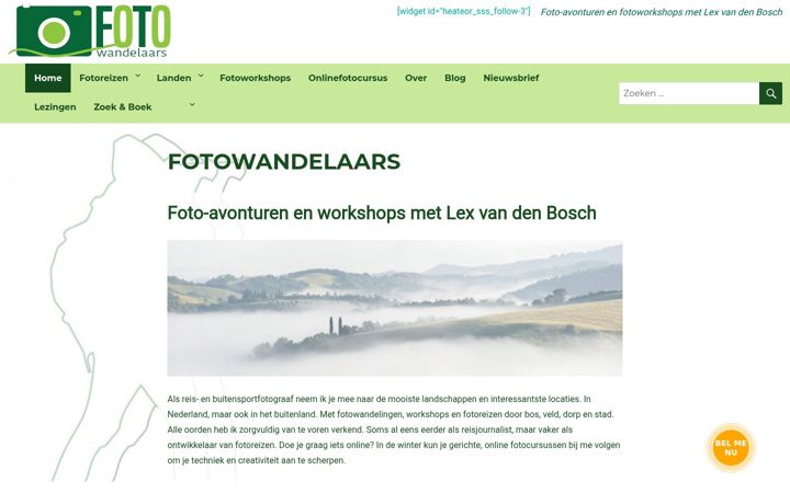 Screenshot of fotowandelaars.nl