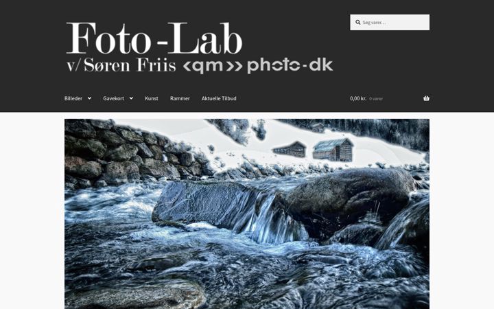 Screenshot of fotowebshop.dk