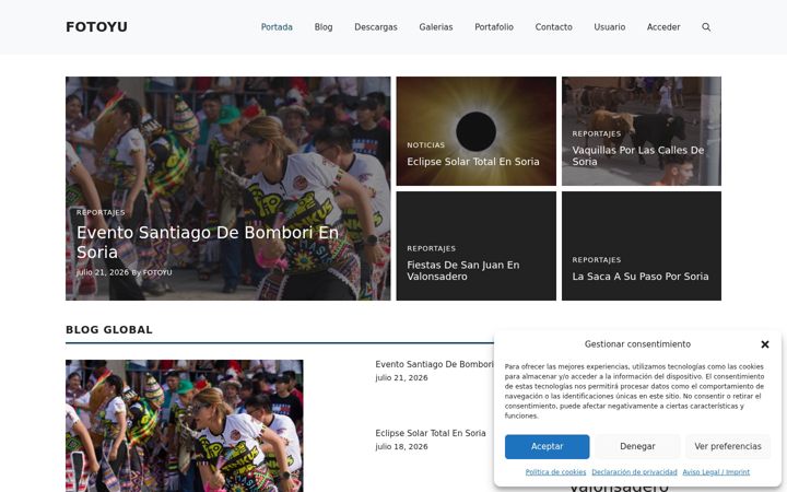 Screenshot of fotoyu.es